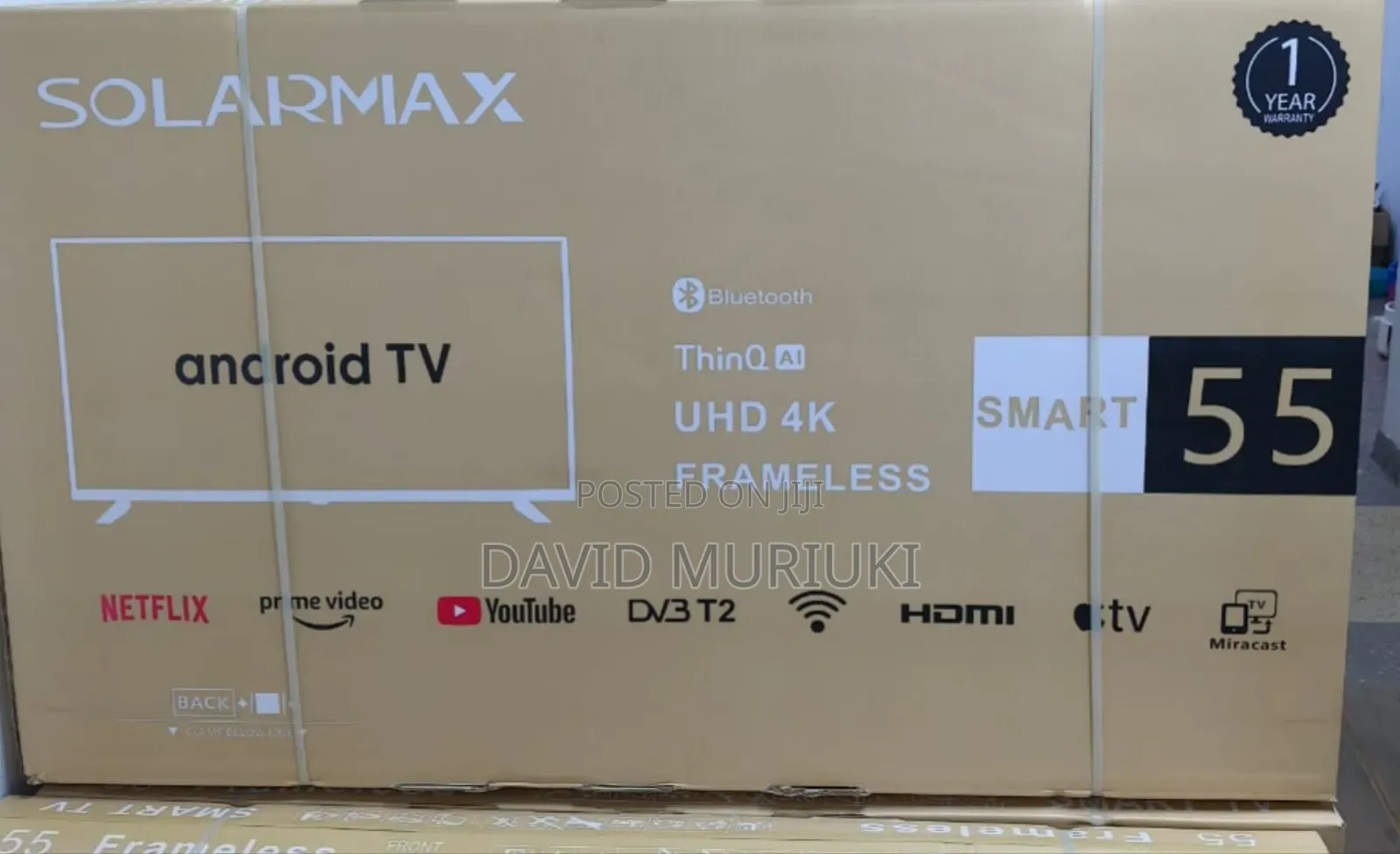 50 Inches Solarmax Smart Android TV