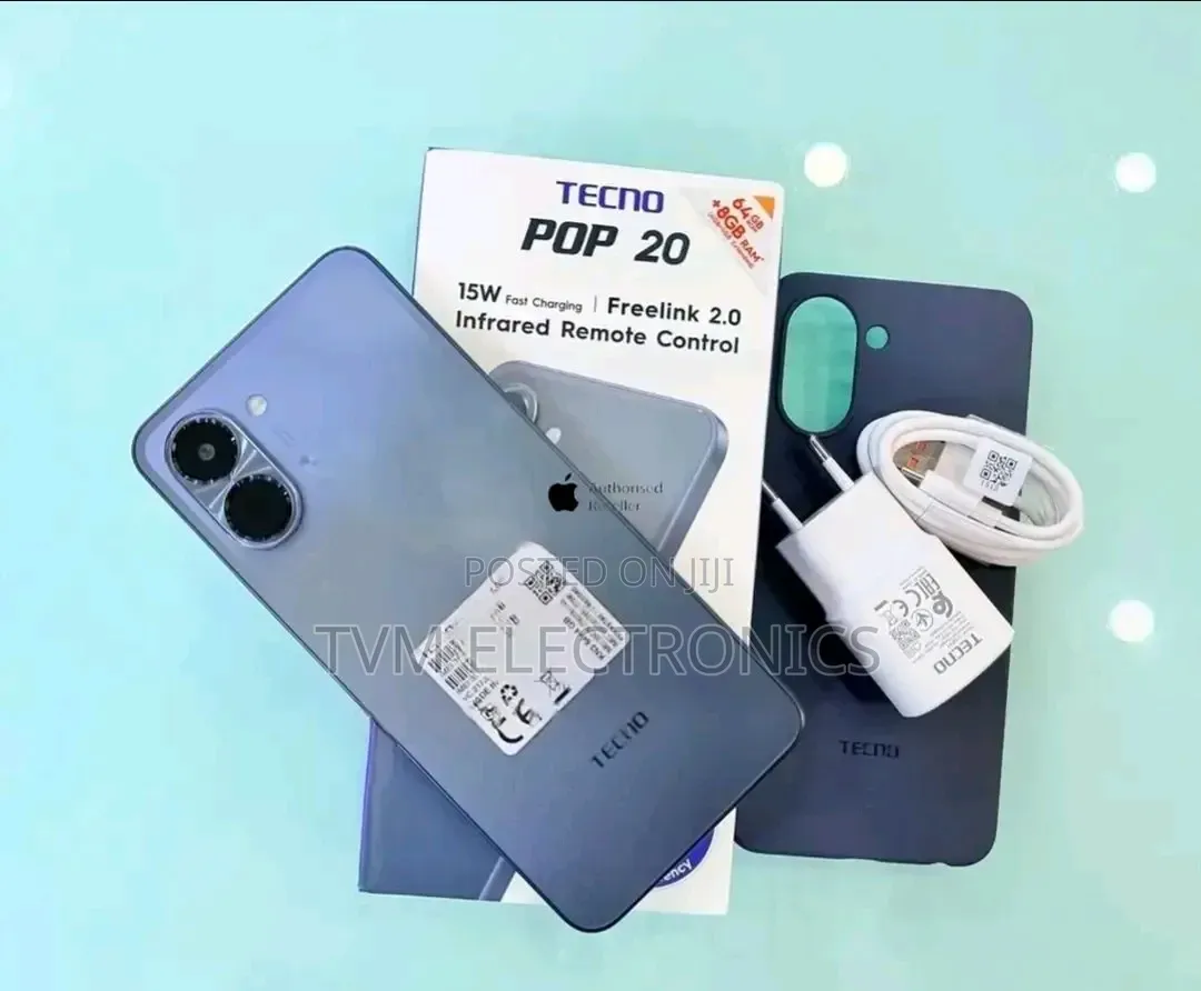 New Tecno Pop 20 64 GB Black