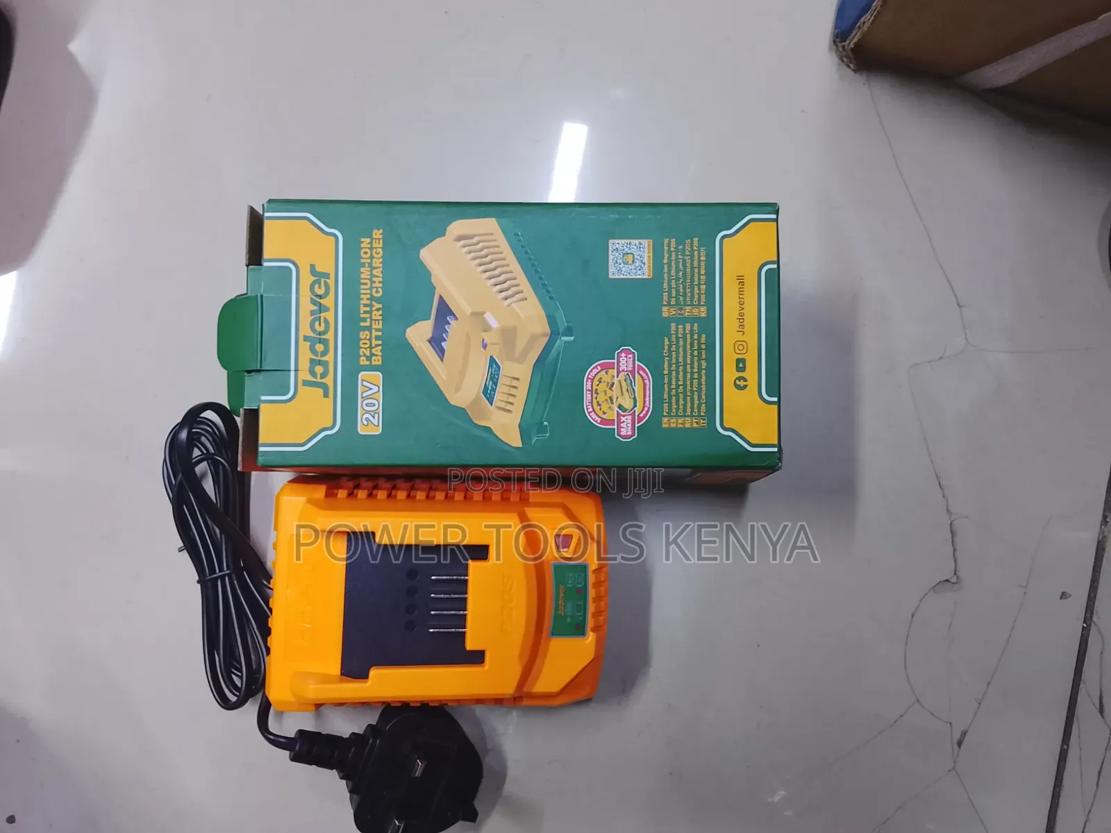 Jadever 20V P20S Lithium-Ion Battery Charger