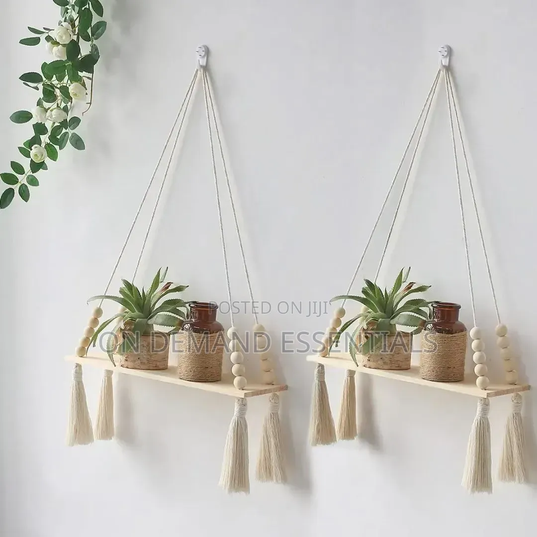Macrame Wall Hanging Shelf