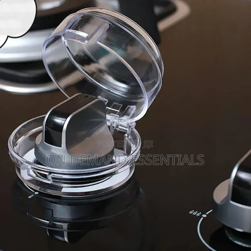 2Pcs Baby Safety Oven Lock Lid Gas Stove Knob Covers