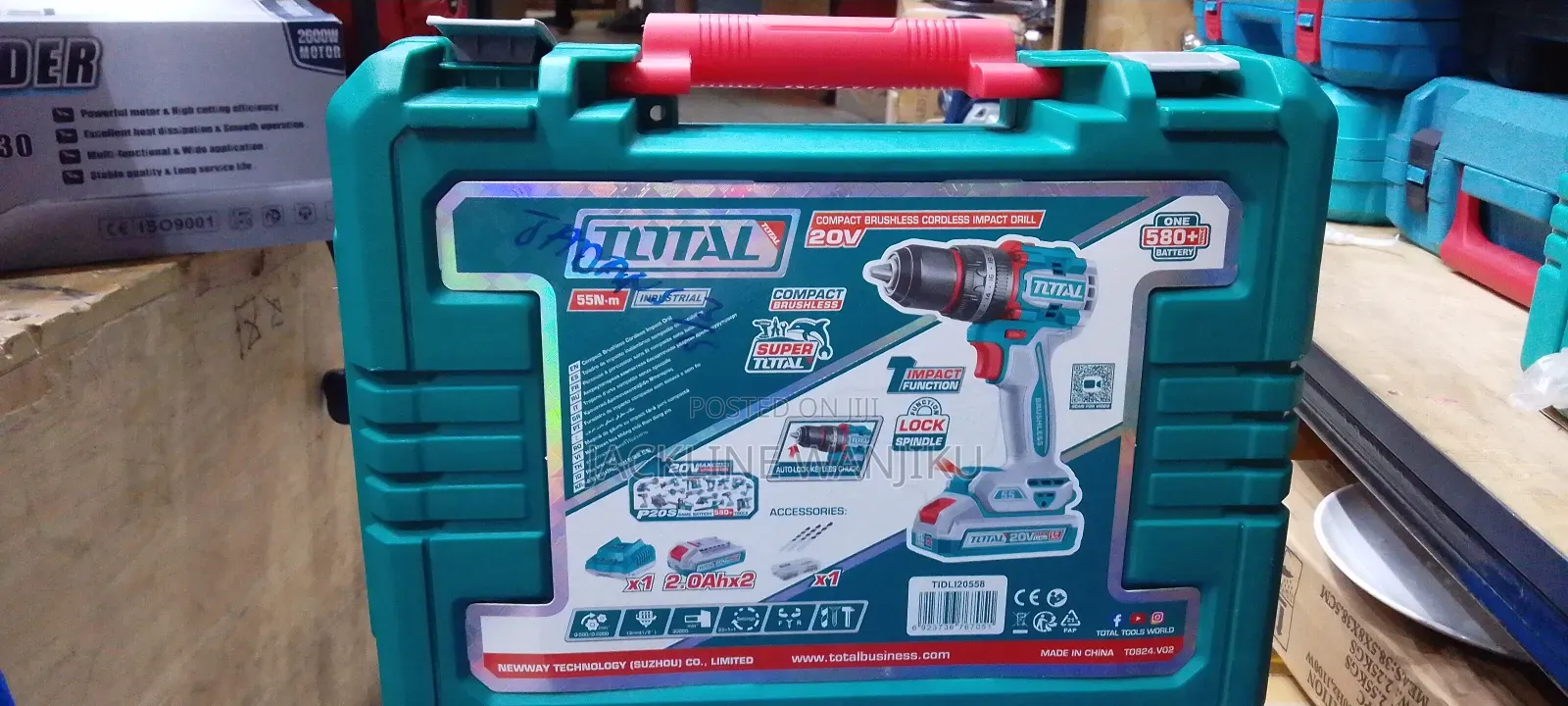 Highly Recommend Total Compact Brushless Cordless Impact Drill 20v