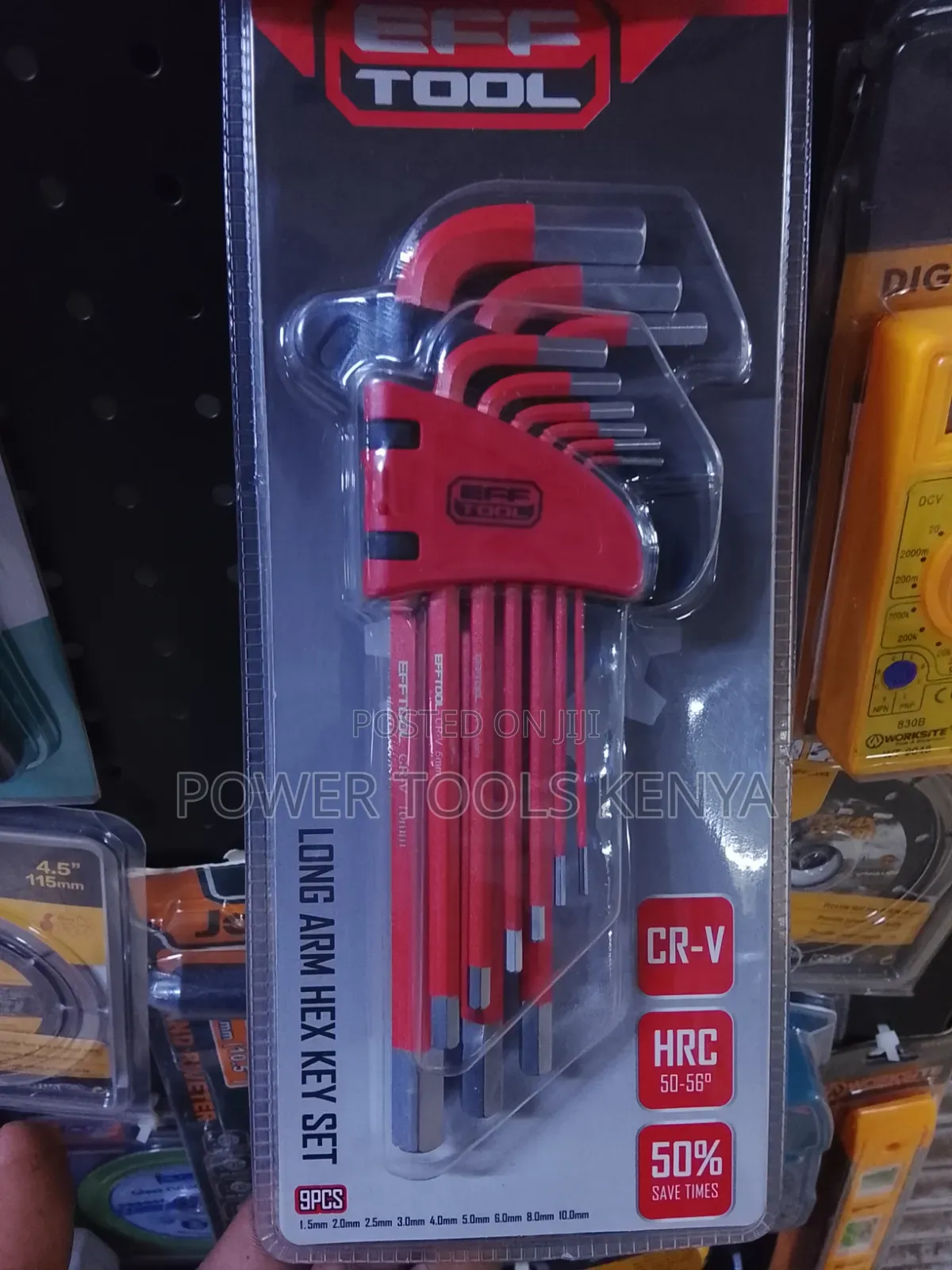 EFF TOOL 9-Piece Long Arm Hex Key Set