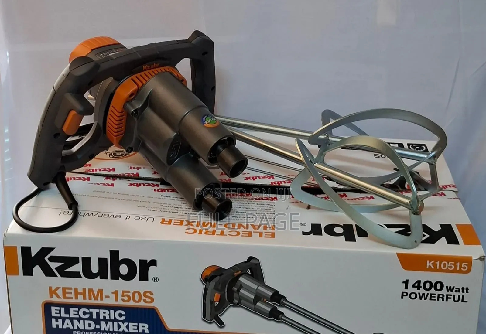 Double Electric Hand Paint Mixer 1400W