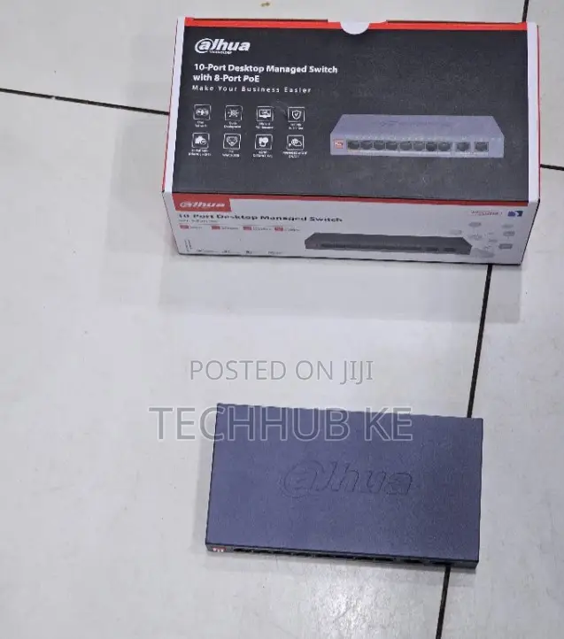 10ports Dahua Managed Switch With 8 Poe Switch Ports