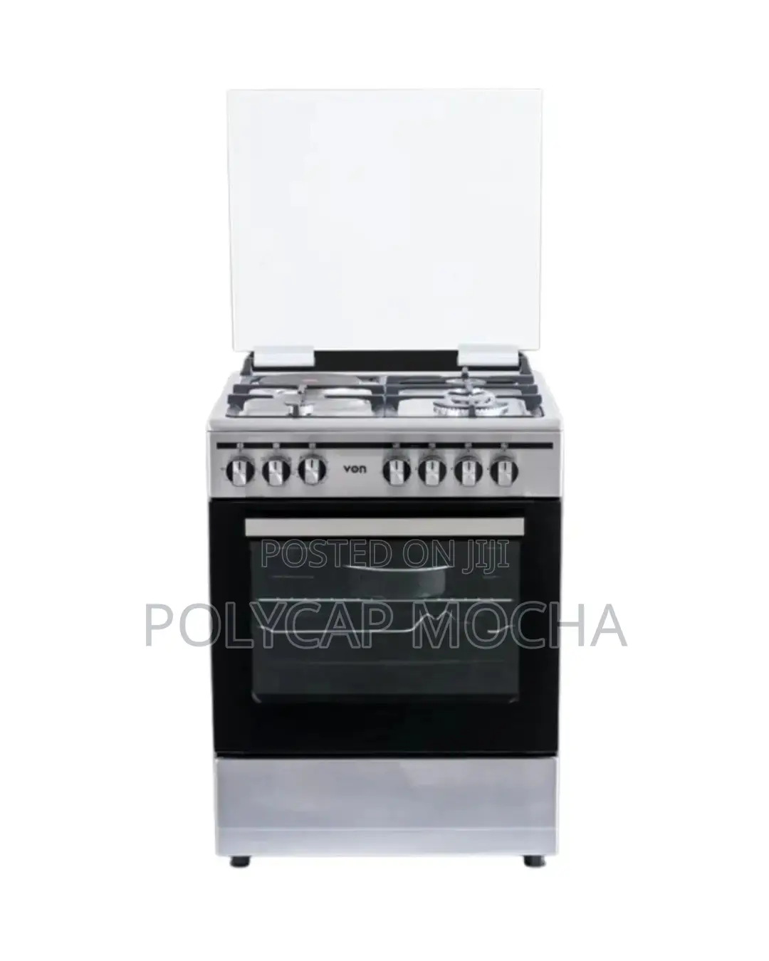 Von Simfer 60 by 60 3+1 Standing Cooker With Gas Sensor