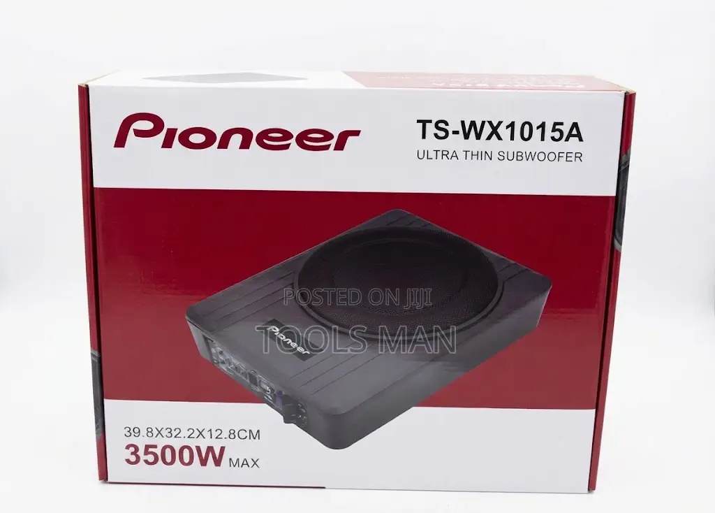 Pioneer 3500W Pure Bass Car Audio Under-Seat Sub-woofer.TS-WX1015A