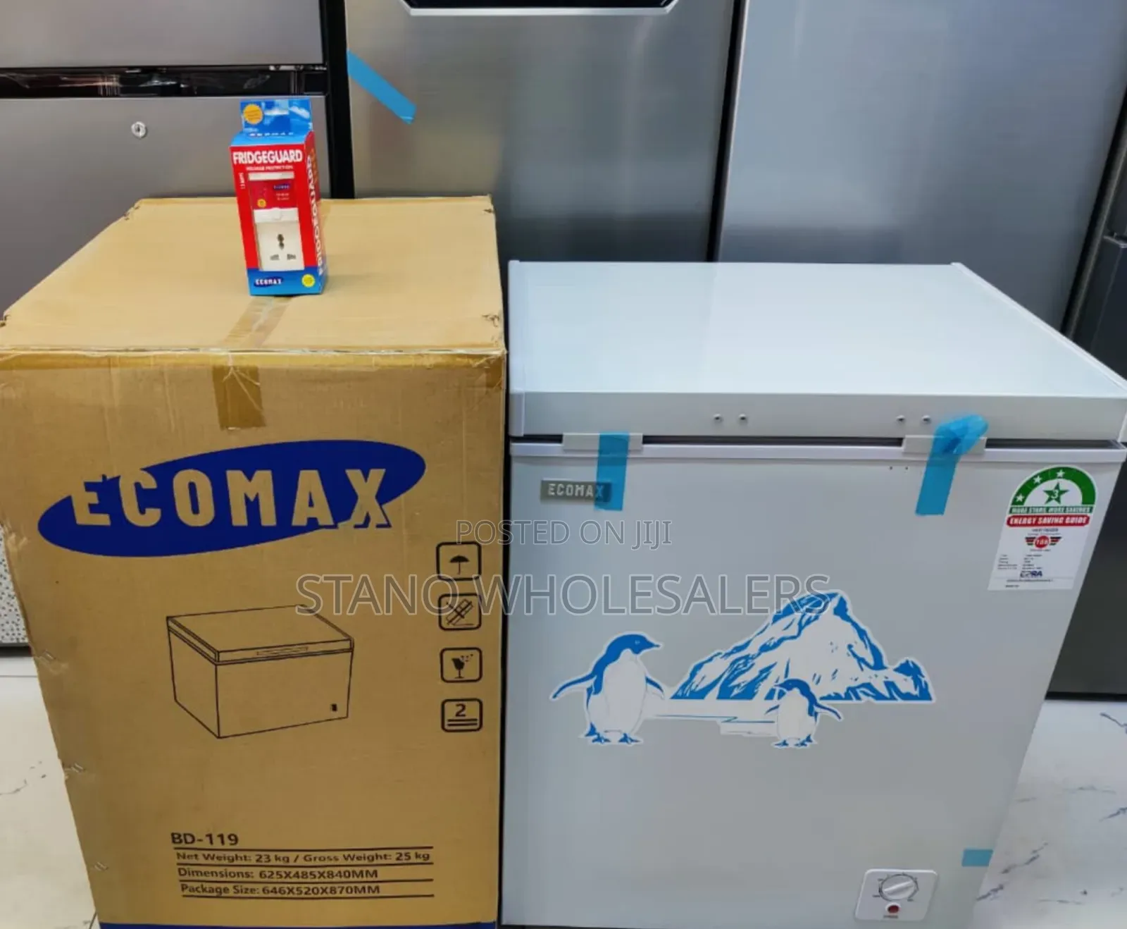 White 60l Ecomax Freezer