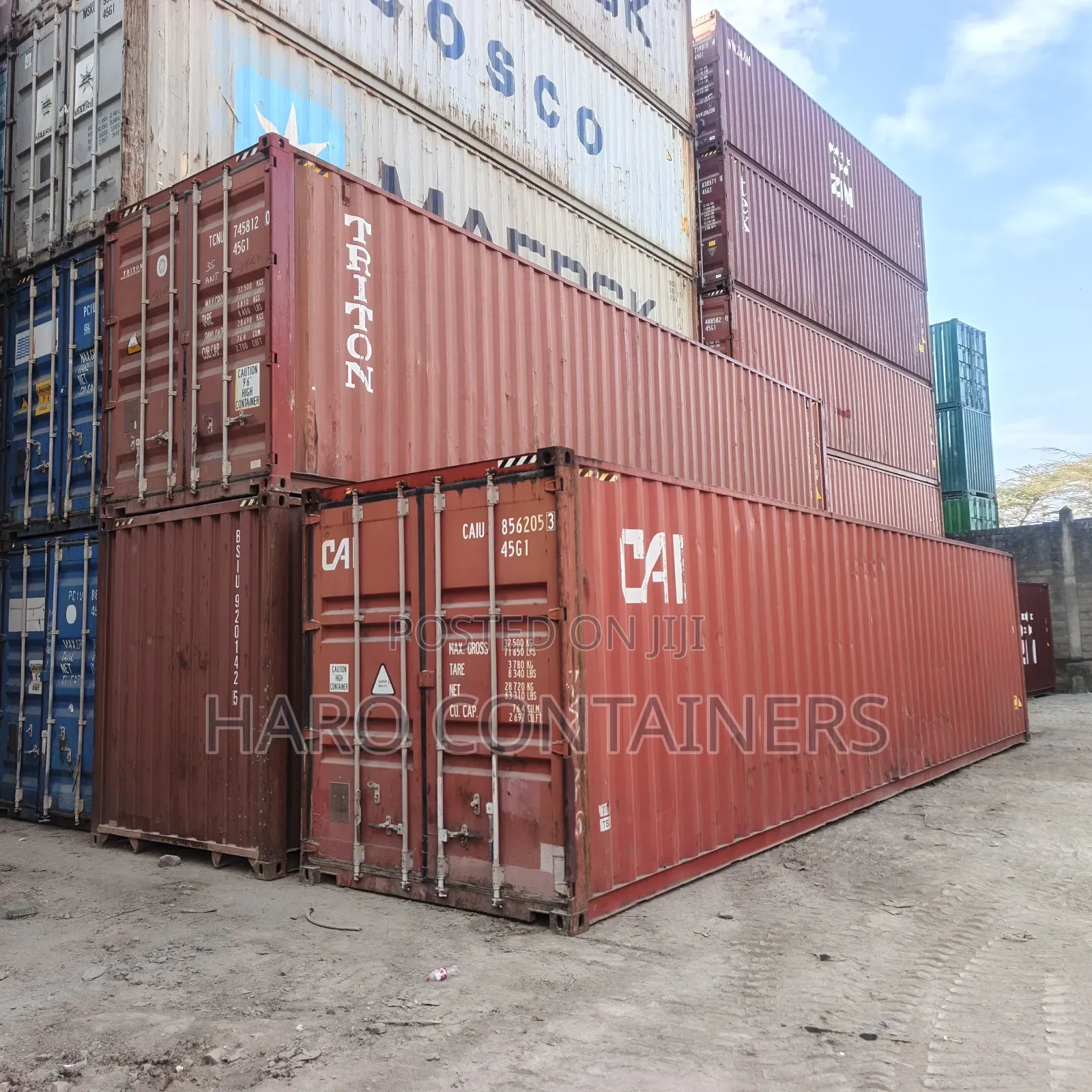 40ft Steel Containers