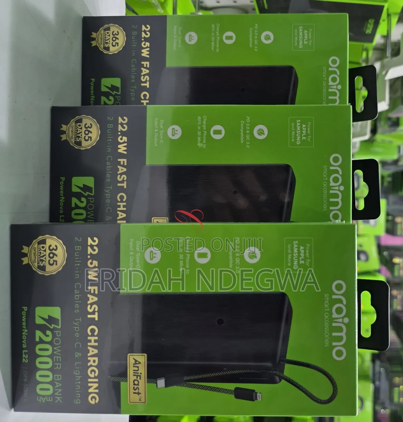 Oraimo PowerNova L22 OPB-5205CL *20000mAh 22.5W* Power Bank