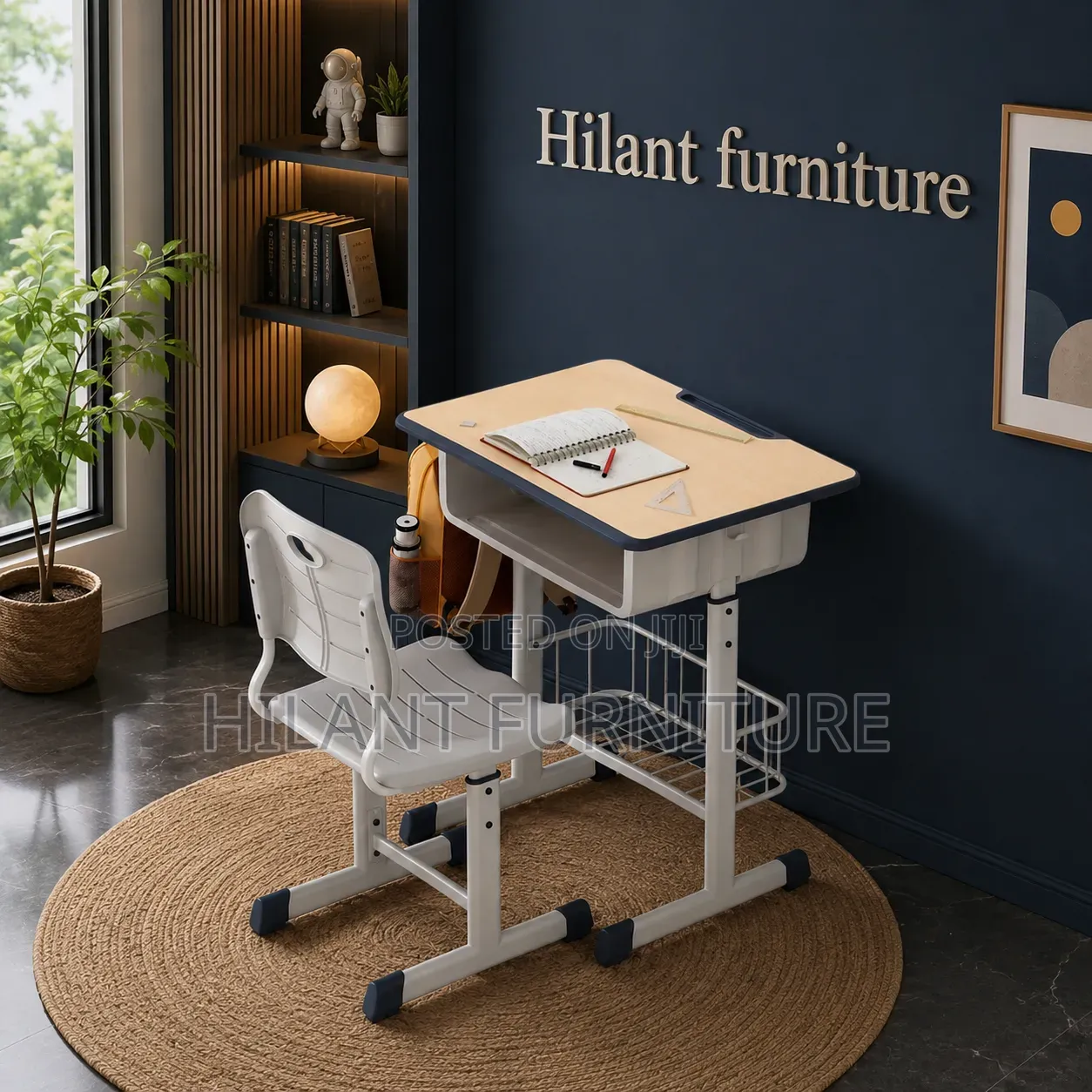 Premium Adjustable Kids Study Desk and Chair Set.