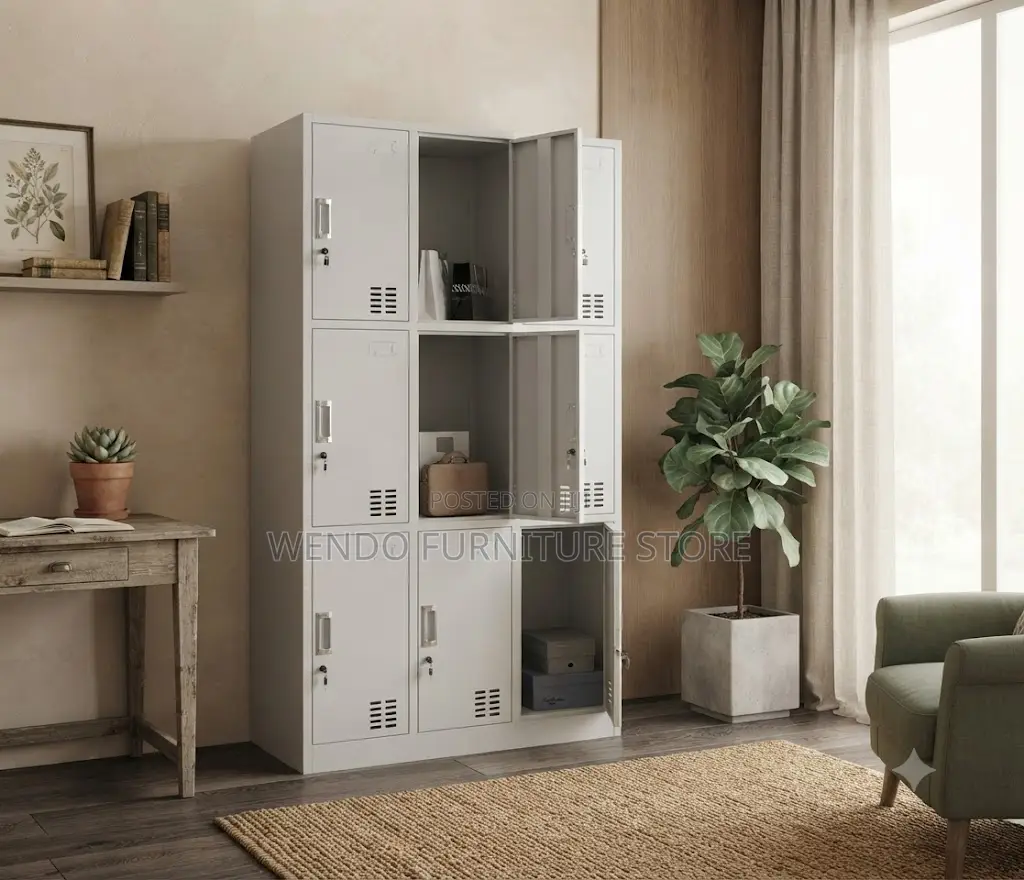Office Cabinet; 15 Lockable Drawers Gyms Office Storage Cabinet