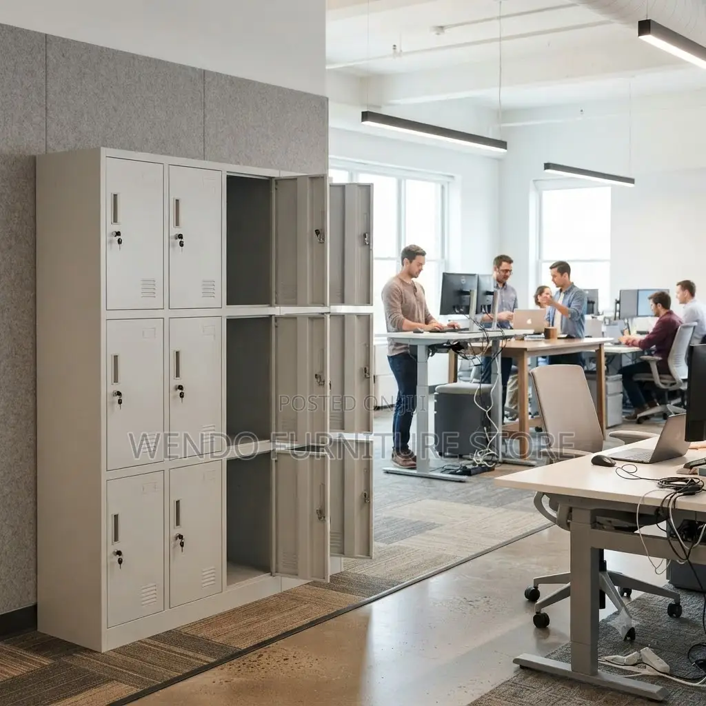 Office Cabinet; 15 Lockable Drawers Gyms Office Storage Cabinet
