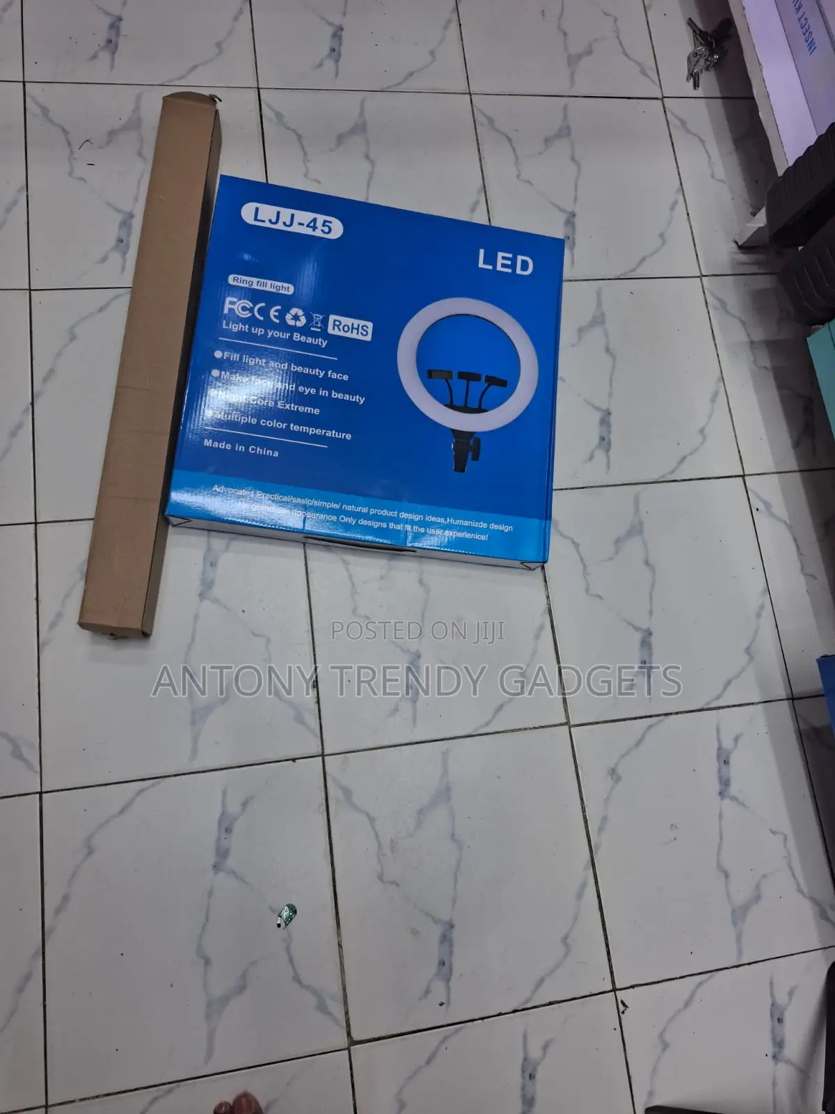 LJJ-45 LED Ring Fill Light for Beauty Content Creation
