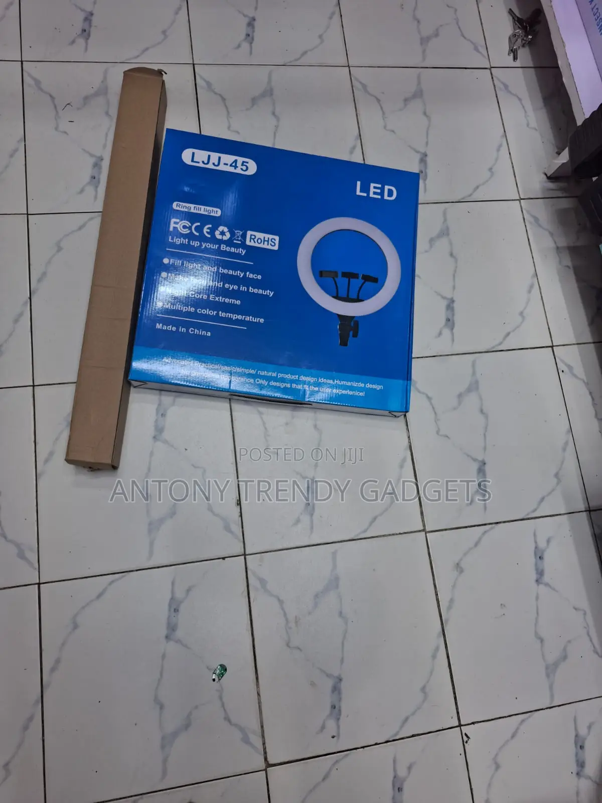 LJJ-45 LED Ring Fill Light for Beauty Content Creation
