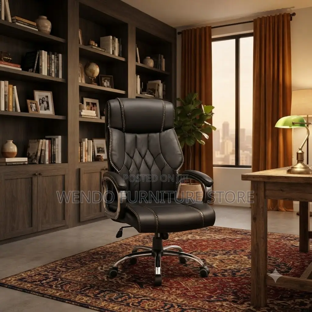 Office Chairs; Leather High Back Bosses Modern Chairs