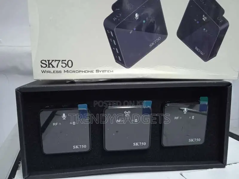 SK750 Clip-on Wireless Microphone for YouTube TikTok