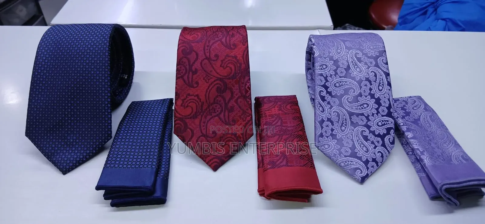 Ties Long Neck Ties With Matching Pocket Square at 700