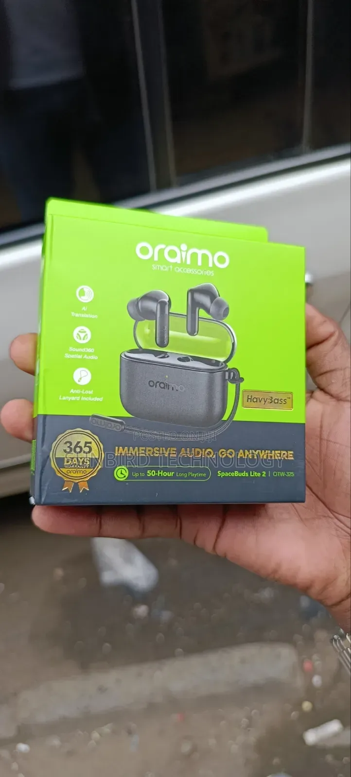 Oraimo 50hrs Long Playtime Otw-325 Spacebuds Lite 2.