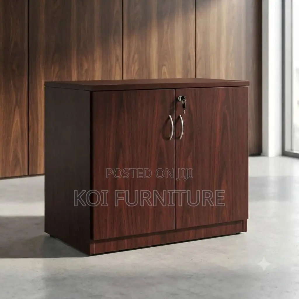 Office Cabinet; Wooden Executive Credenza Files Cabinet
