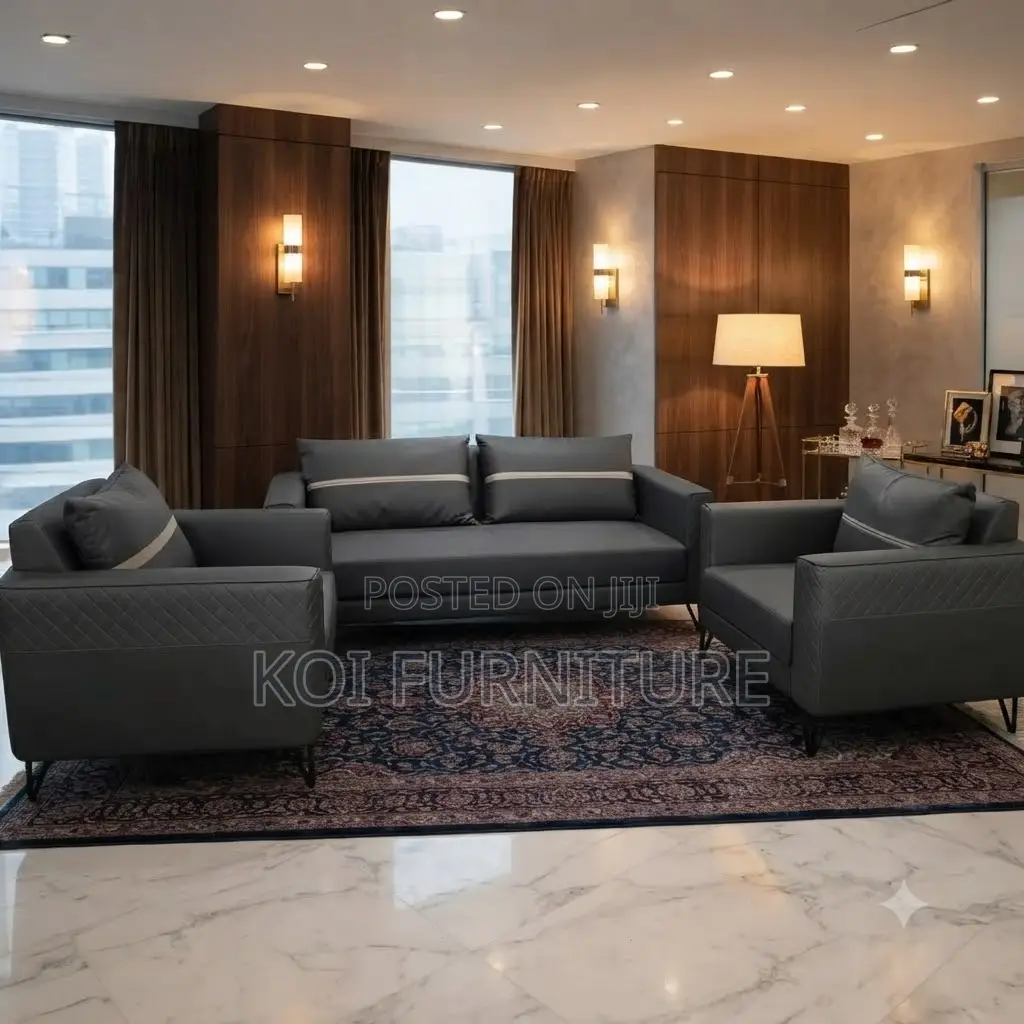 Office Sofa; Five Seaters Executive Office Reception Meeting Sofa Set