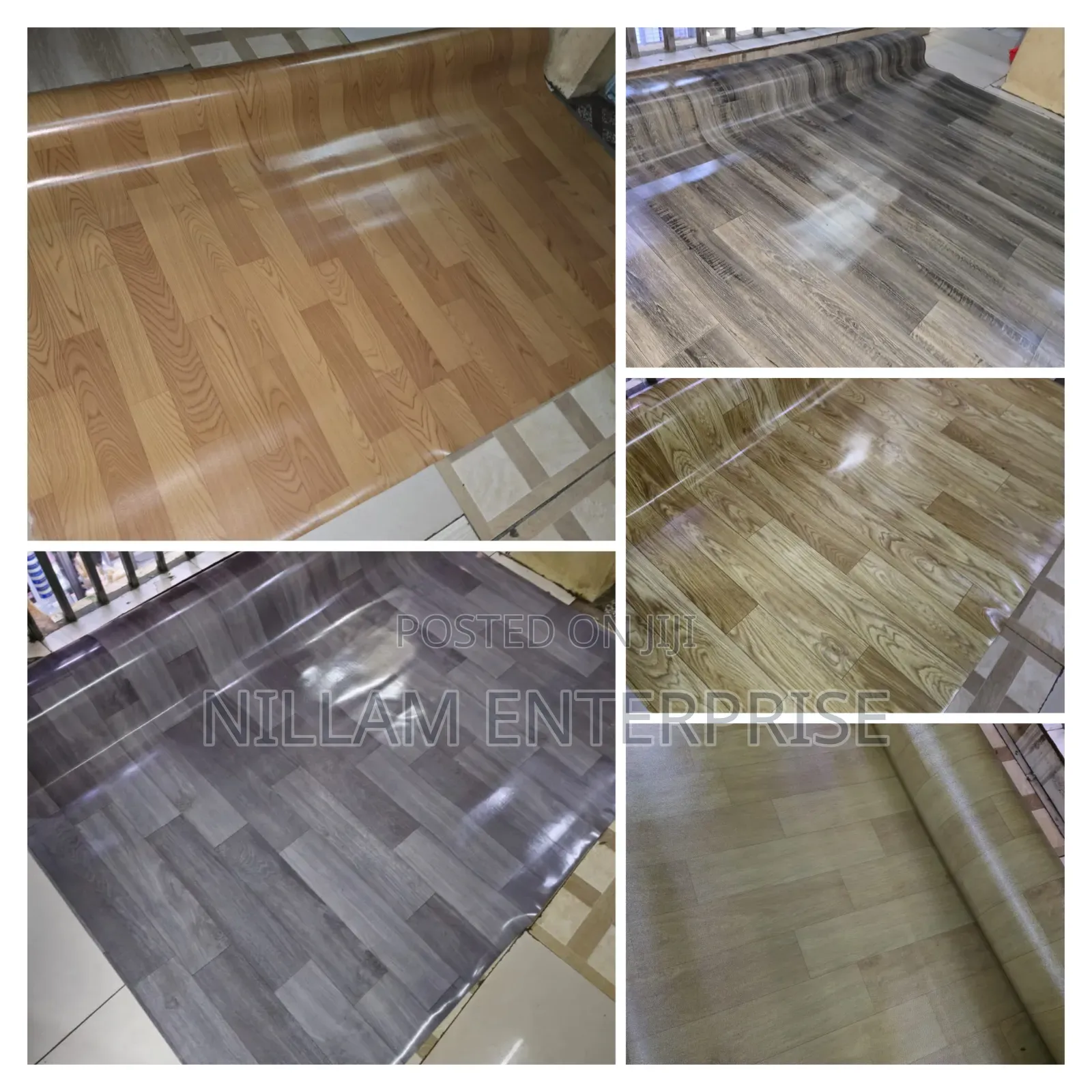 Seamless Wood Grain Finish Carpets