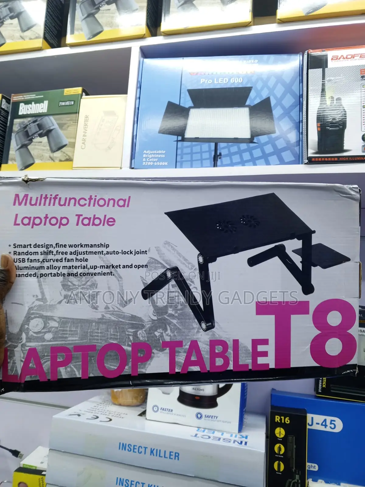 T8 Portable Laptop Stand for Bed, Sofa Office Desk