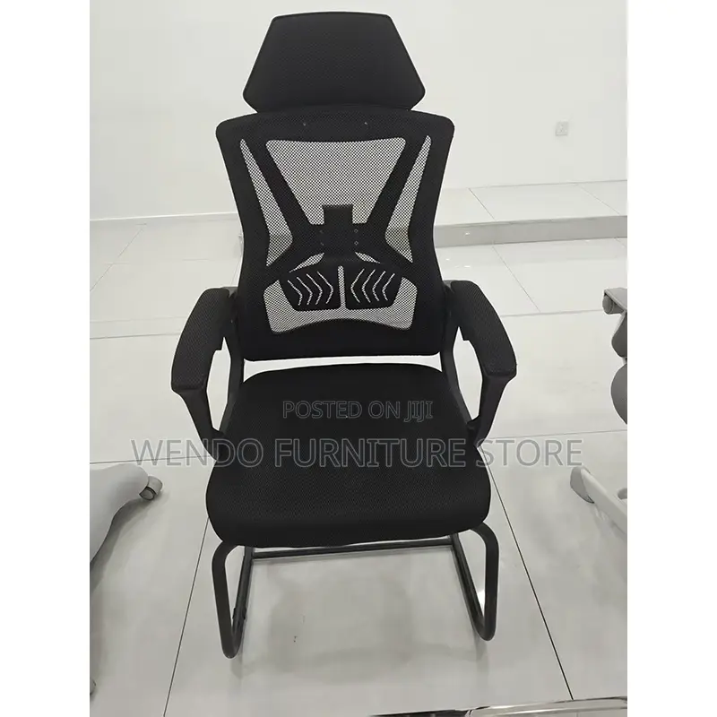 Office Chair; Mesh High Backrest Ergonomic Sled Based Chairs