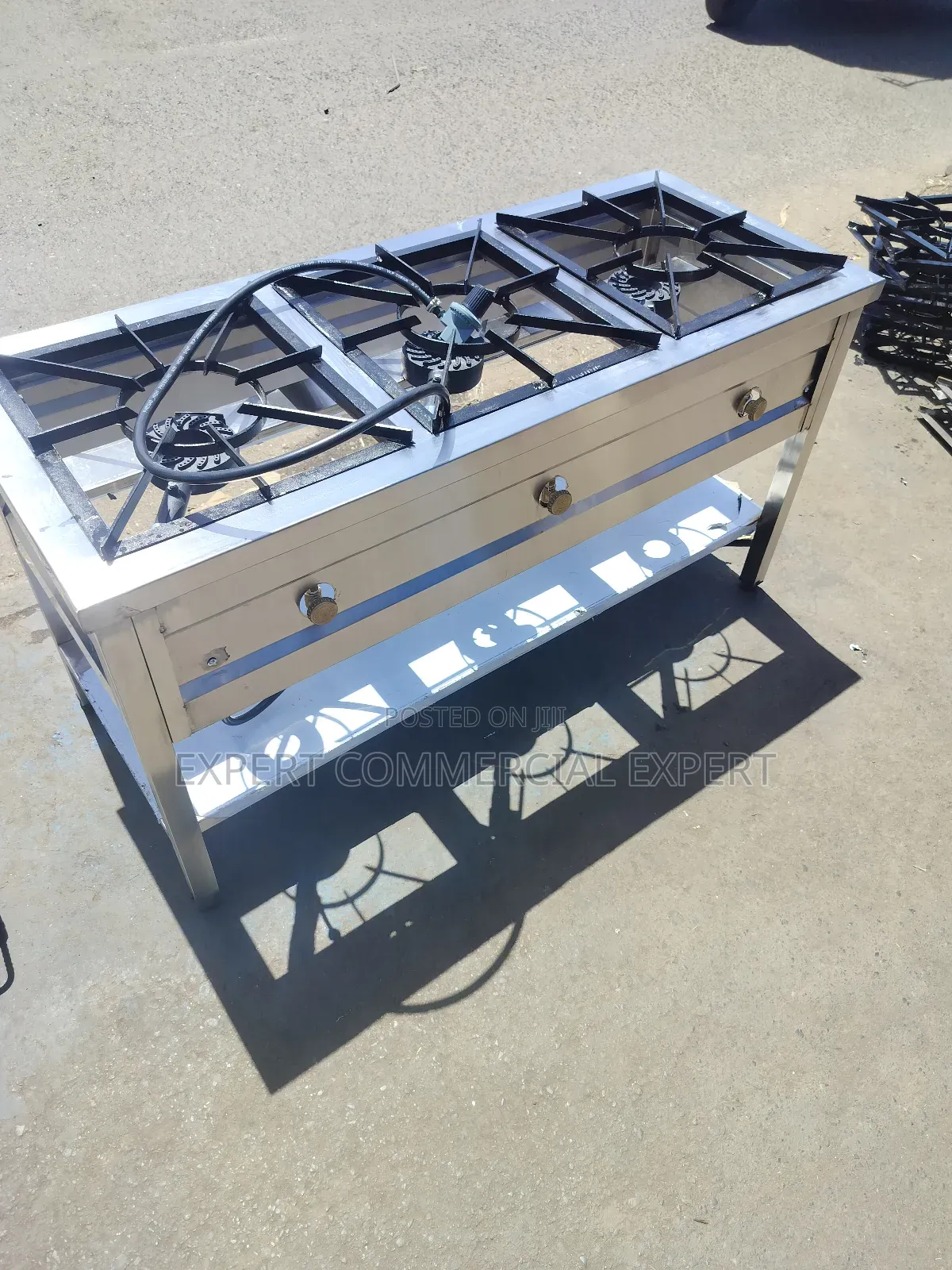 Three Burner Stainless Steel