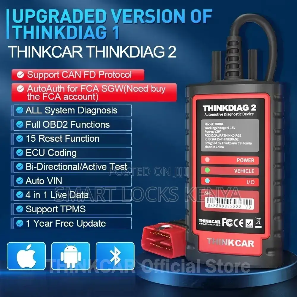 ThinkDiag 2 ECU Conding Diagnostic Tool Full System Thinkcar