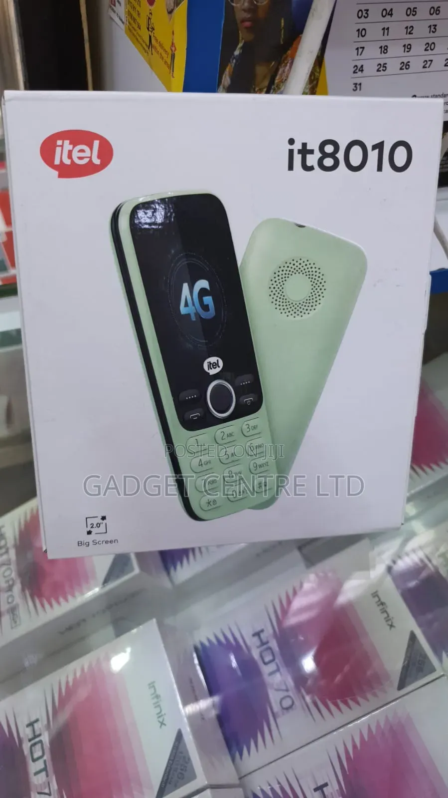 New Itel Power 80 128 GB Gray