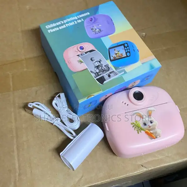 Girls Age 4-12 Kids Cam Instant Print With Silicone Cover Creative
