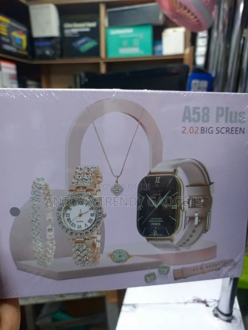 Luxury Women's Smart Watch Set With Necklace Bracelet
