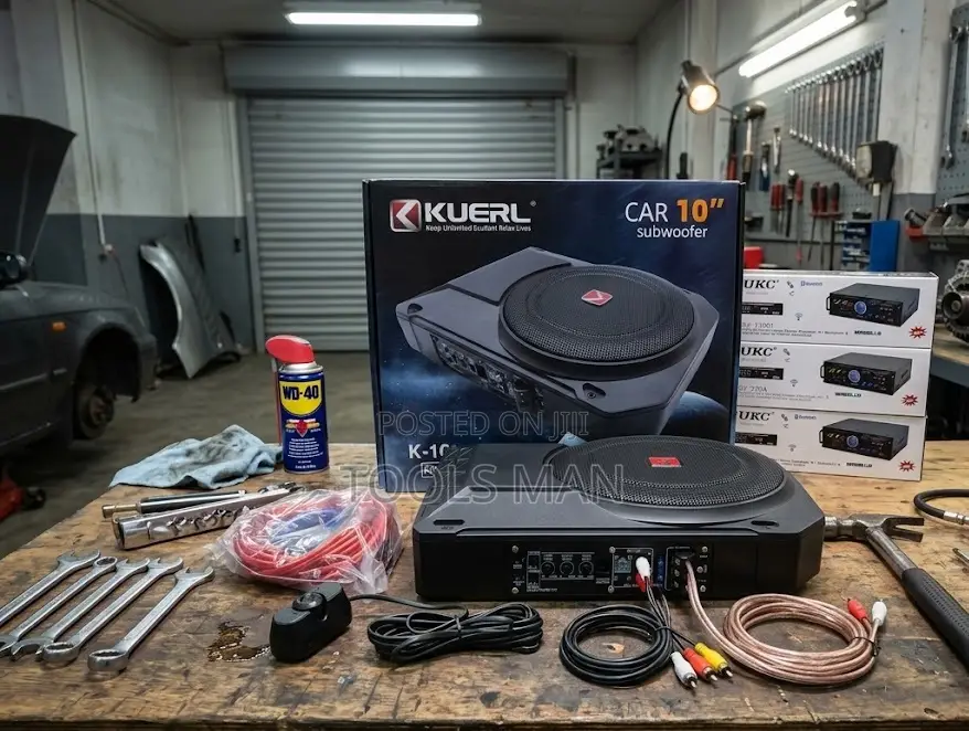 10 Inch 800W Underseat Car Subwoofer Kuerl K-1030pr Active Bass Audio
