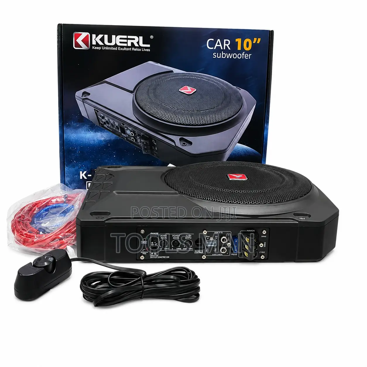 10 Inch 800W Underseat Car Subwoofer Kuerl K-1030pr Active Bass Audio