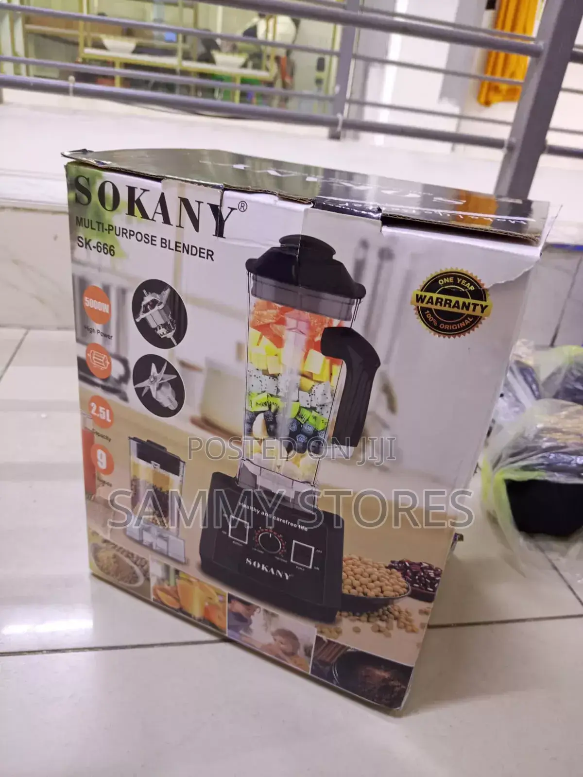 SOKANY SK-666 Heavy-Duty Blender 2.5L – Multi-Purpose Kitchen Mixer