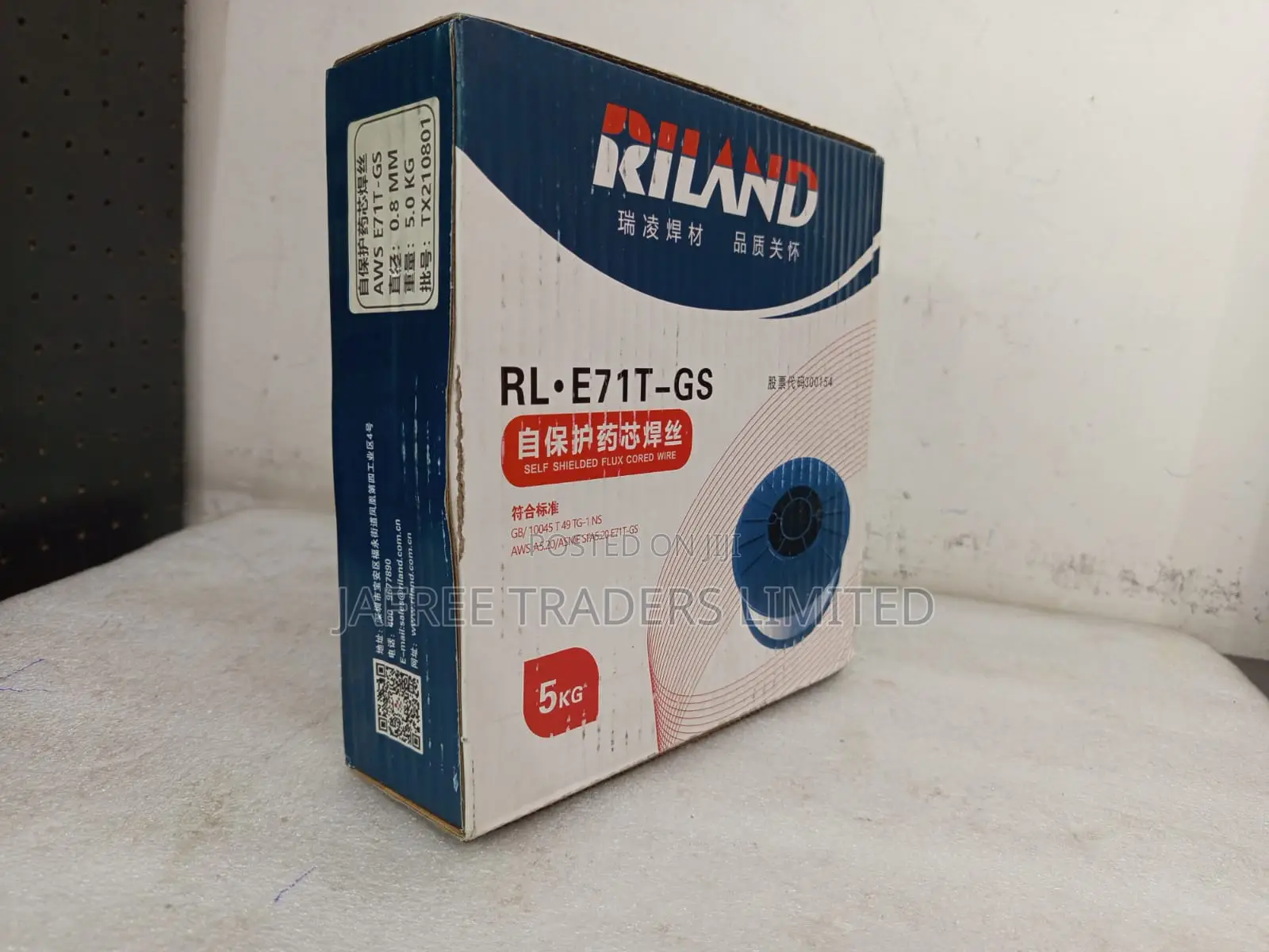 Mig Wire 0.8mm Flux Cored (5kg) Riland
