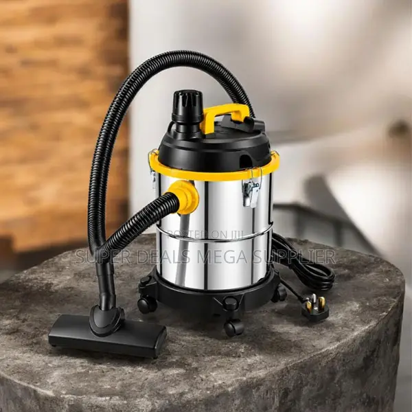 Long Cable Wet and Dry Vacuum Cleaner With Stainless Steel Tank