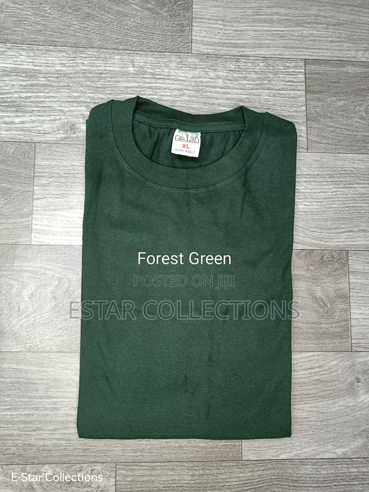 Green Shades Heavyweight Round Neck T-Shirts
