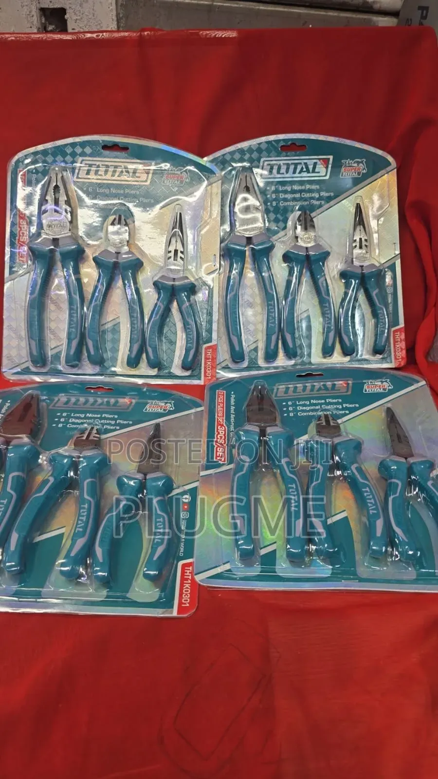 Total 3 Set/3 PC Pliers Set