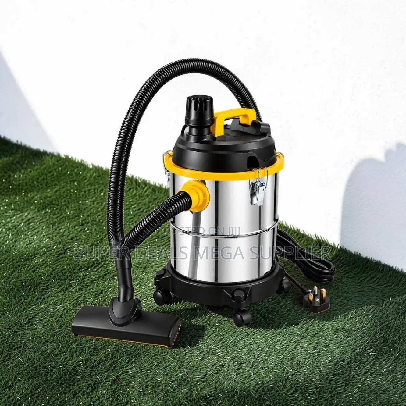 Indoor Cleaning Wet Dry Vacuum Cleaner With Stainless Steel Tank