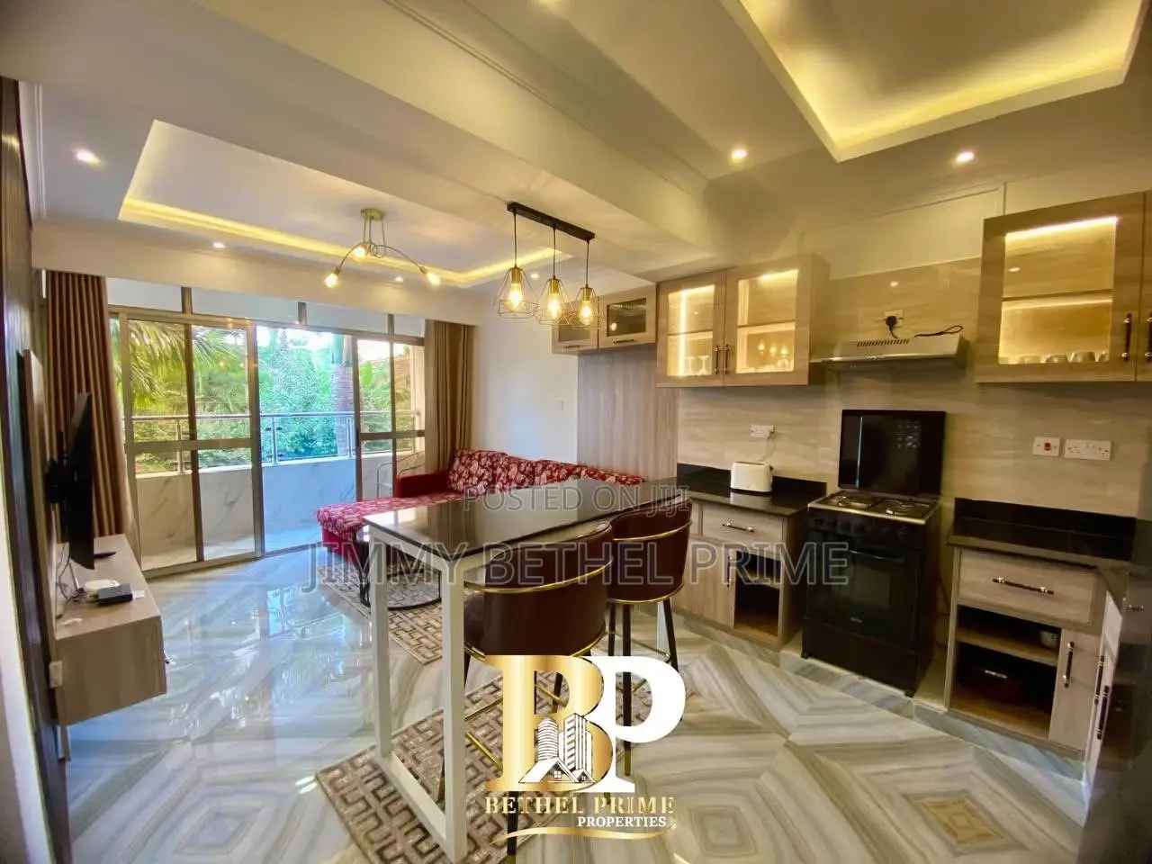 Furnished 1bdrm Apartment in Nyari for rent