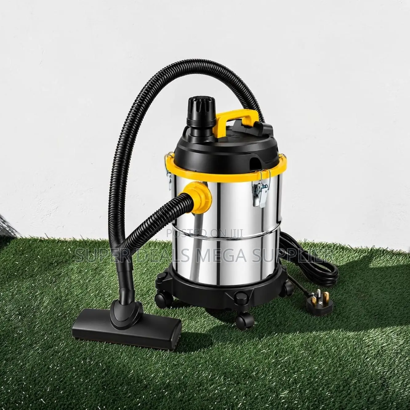 Outdoor Cleaning Wet Dry Vacuum Cleaner With Stainless Steel Tank