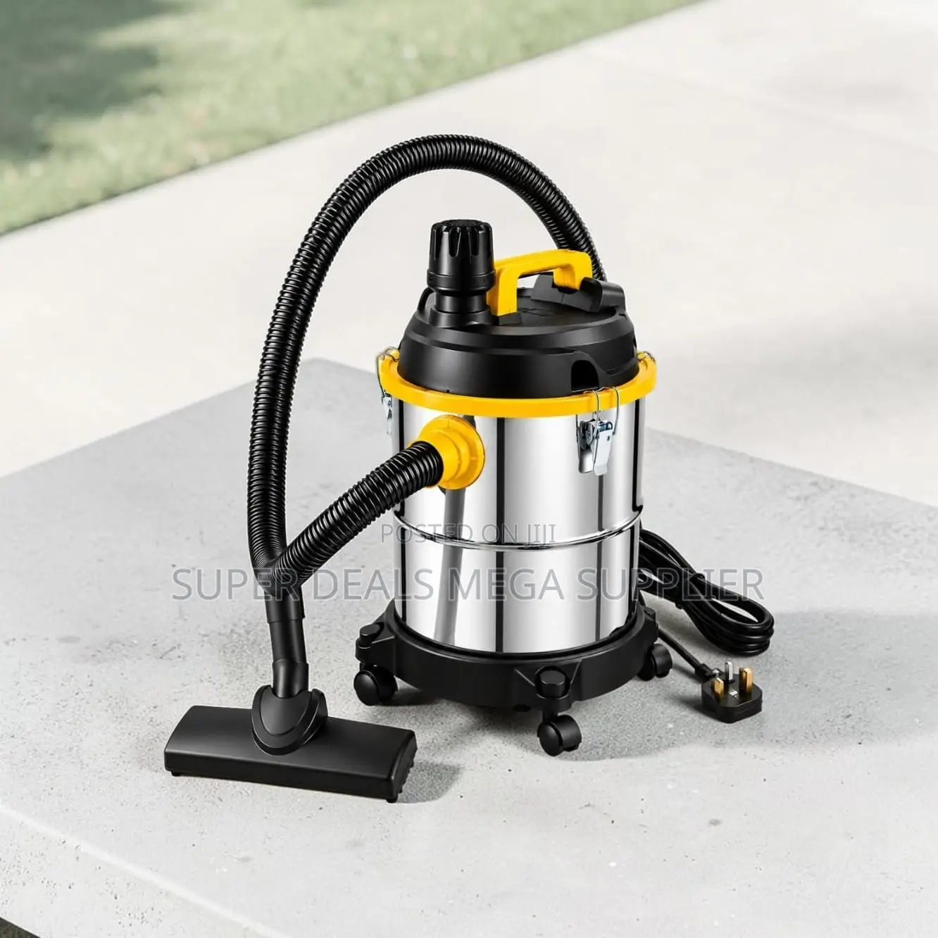 Outdoor Cleaning Wet Dry Vacuum Cleaner With Stainless Steel Tank