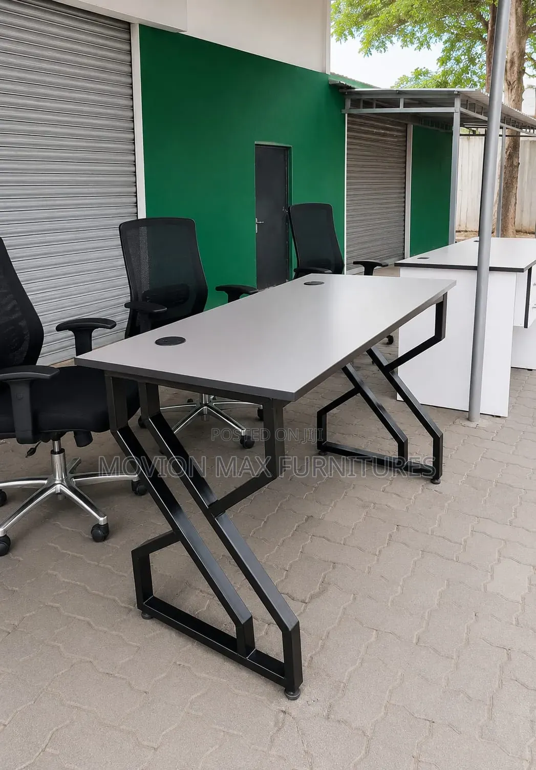 Continental Metallic Office Table