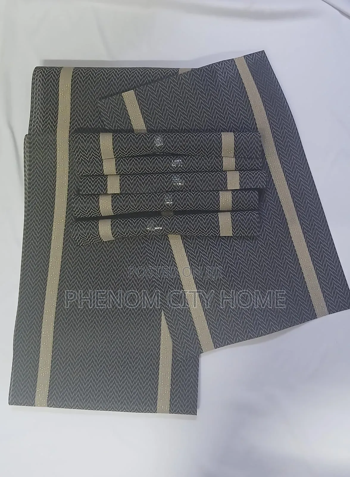 A Set of Mats With Table Runner Available