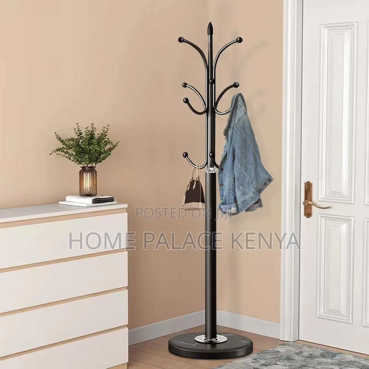 Coat Hanger: Stylish Metal Jacket and Hat Stand