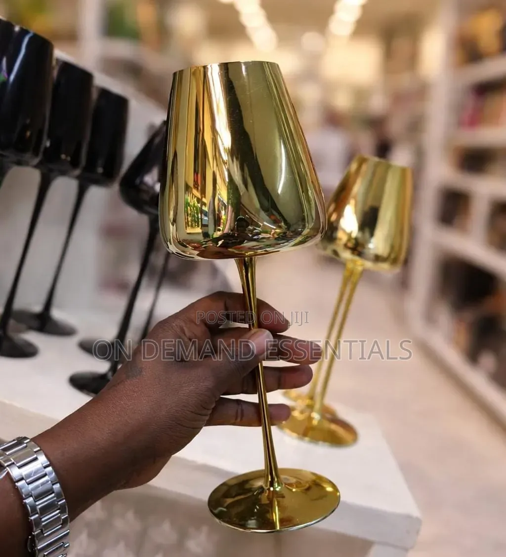 *500ml Elegant Crystal Long Stem Red Wine Glass