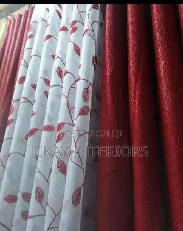 Soft Plain and Patterned Curtains Window Curtains