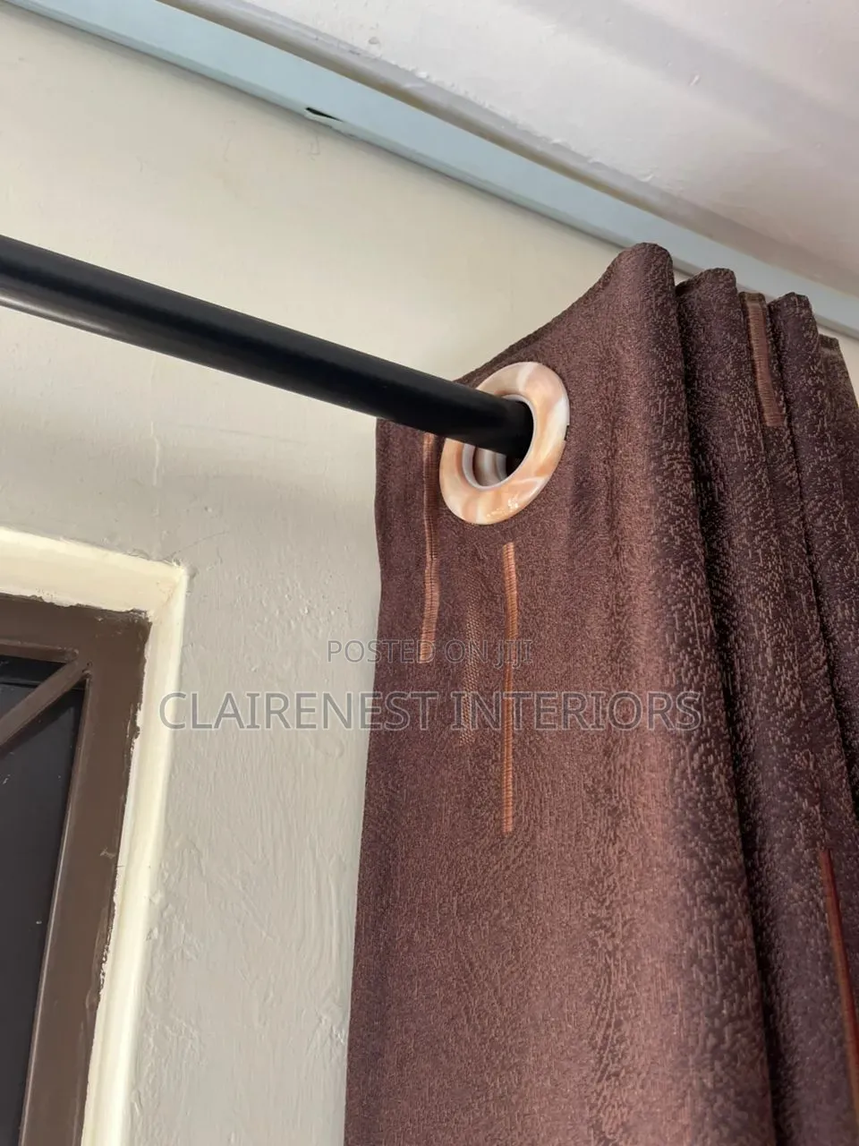 Chocolate Brown and Bebby Pink Sophisticated Styles for All Windows